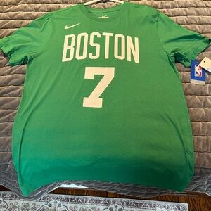 NBA Boston Celtics Jaylen Brown Kelly Green T-Shirt NWT